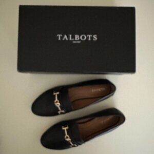 Talbots black leather shoes - 8M